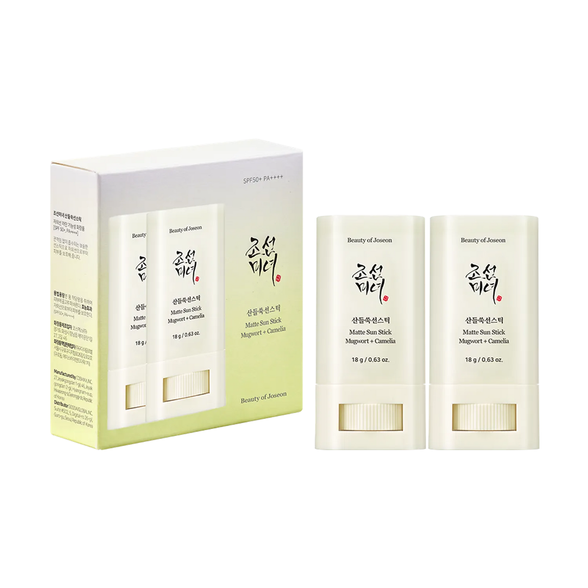Matte sun stick : Mugwort + Camilia 18g